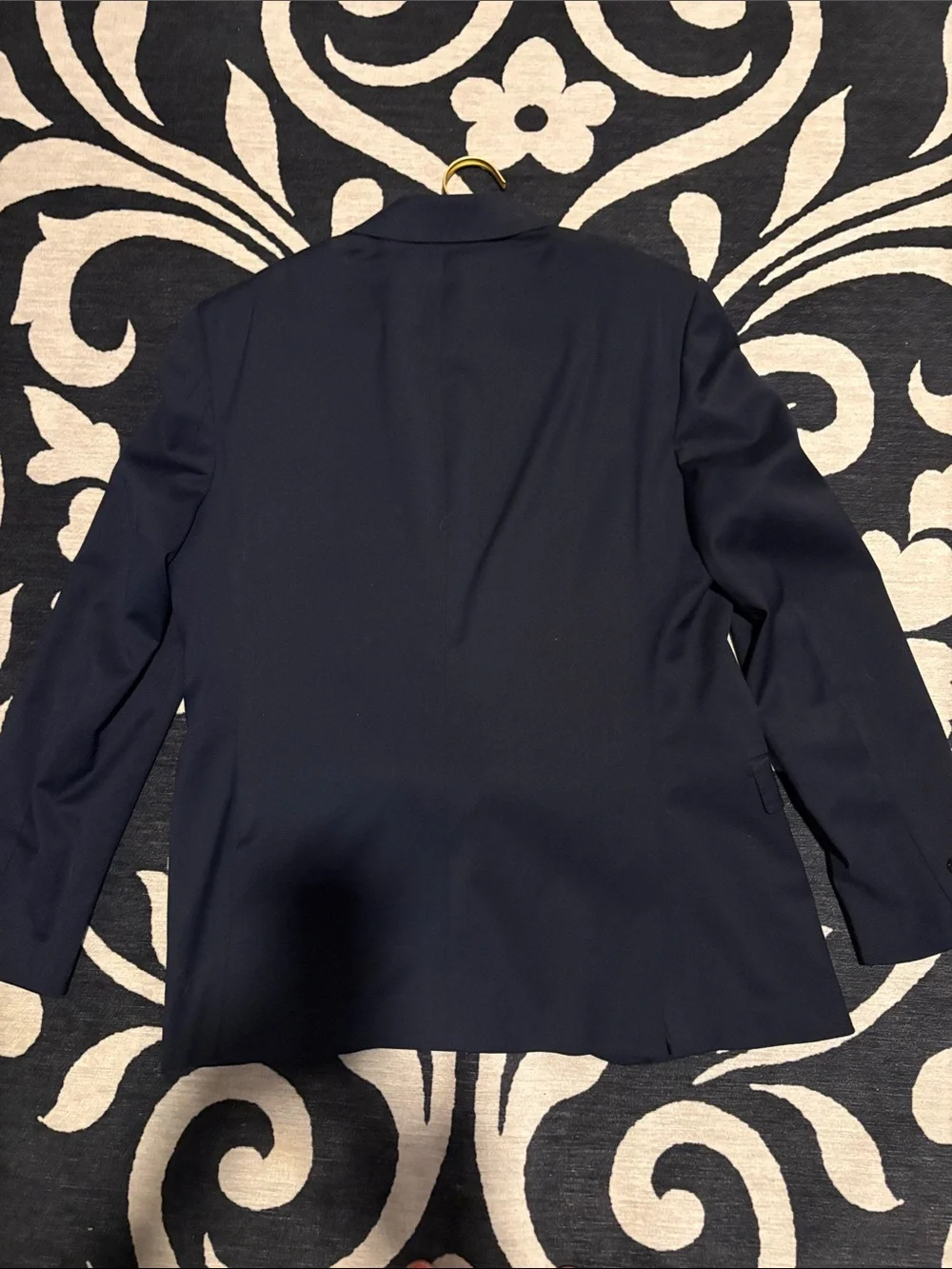 Express Men's Navy Two-Button Blazer